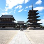 Horyuji temple. Nara World Heritage Site.