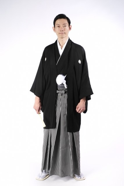 Types of traditional male and female Japanese kimono clothing ...