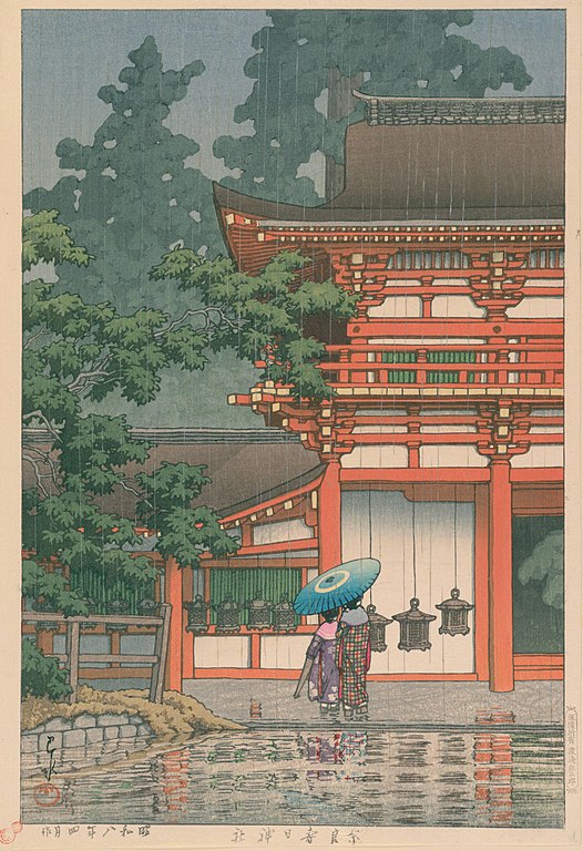 The Kasuga Shrine in Nara (Rain)
