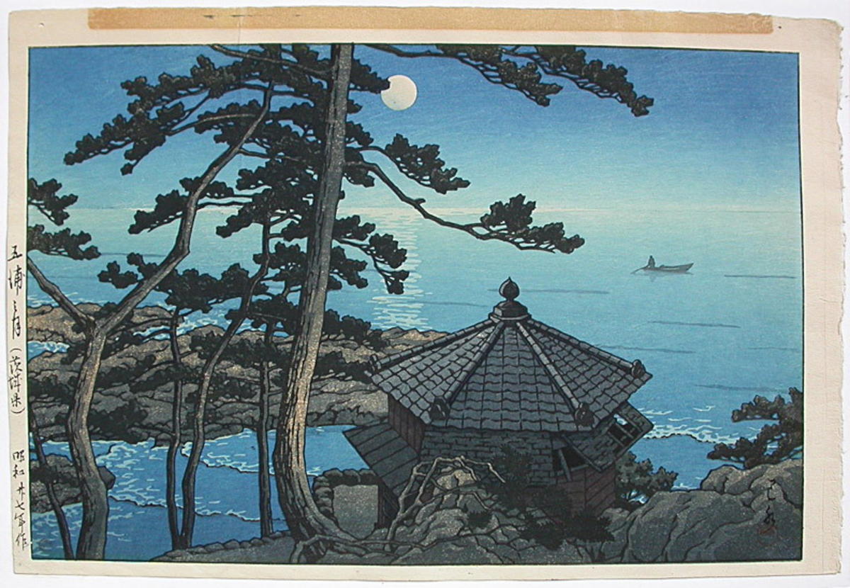 24. Moon at Itsu’ura, Ibaraki