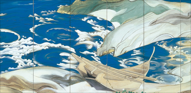 “Maelstroms at Naruto”, by Kawabata Ryūshi