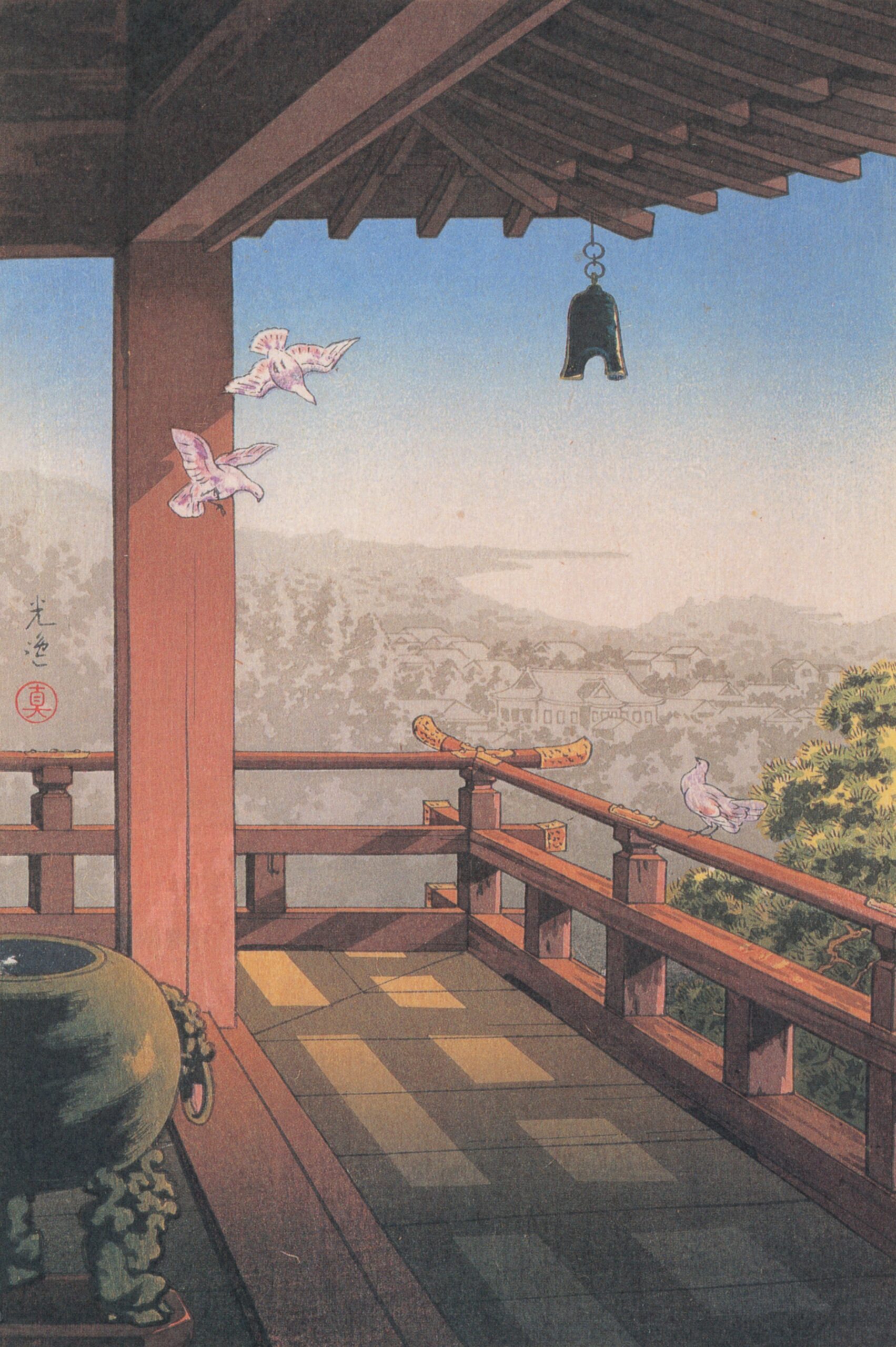 Evening bell of Mii-dera Temple