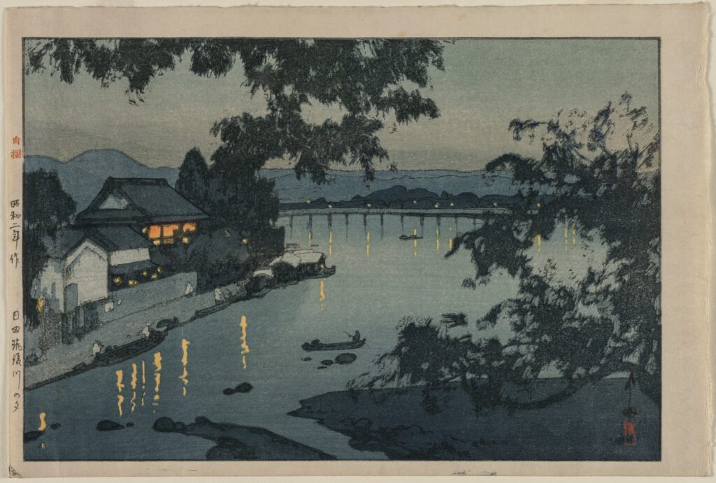 Evening on the Chikugo River